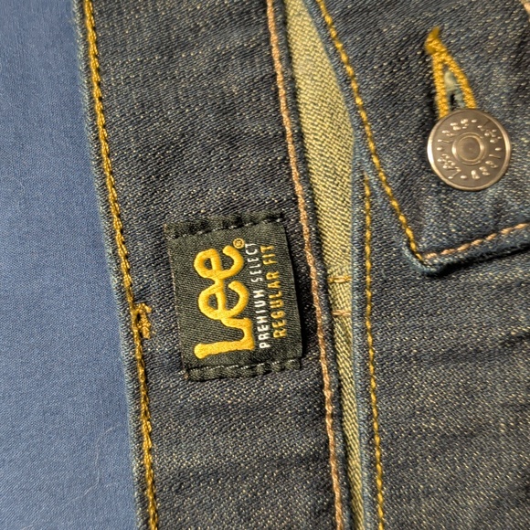 Lee Men's Dark Blue Straight Jeans - Picture 5 of 5